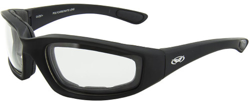 Kickback Z Safety A/F Sunglasses - CLEAR Lenses - Foam Padded Kickback Z Safety A/F Sunglasses - CLEAR Lenses - Foam Padded