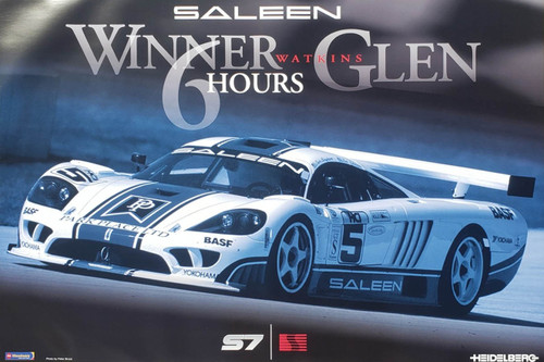 Saleen Winner Watkins Glen S7 Supercar Poster