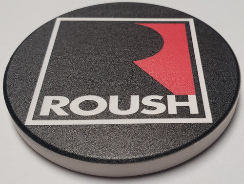 Car Coaster - ROUSH R Logo Cup Holder Insert Car Coaster - ROUSH R Logo Cup Holder Insert