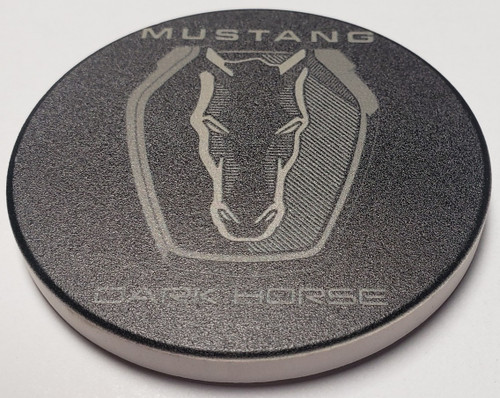 Car Coaster - Mustang DARK HORSE Logo Cup Holder Insert Car Coaster - Mustang DARK HORSE Logo Cup Holder Insert