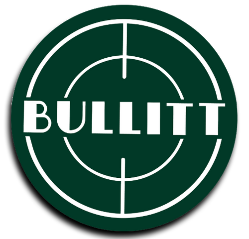 BULLITT Mustang Target-Logo Style Decal 3" BULLITT Mustang Target-Logo Style Decal 3"