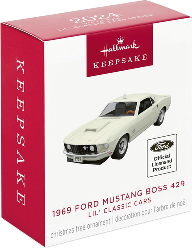 2024 Hallmark Mini Ornament - 1969 Mustang BOSS 429 Mini
