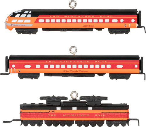 2023 Hallmark Mini Ornament - Lionel Milwaukee EP-2 Passenger Set