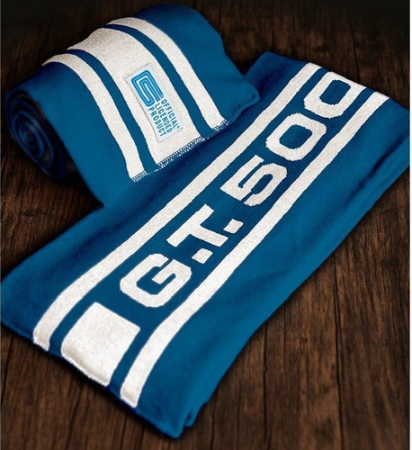 Shelby GT500 Soft Scarf - Blue & White