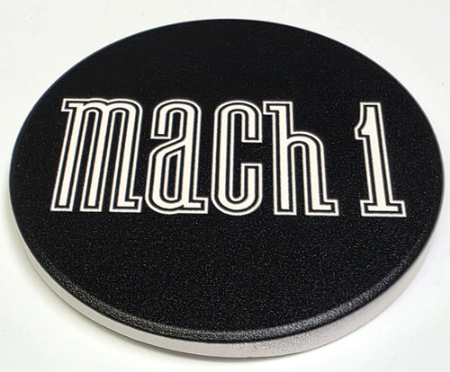 Car Coaster - Mustang MACH 1 Logo Cup Holder Insert