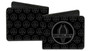 Wallet - Shelby Cobra - Center Monogram - Black/Gray Bi-Fold