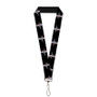 Lanyard - Black Mustang Tri-Bar Logo