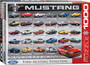 Puzzle - Ford Mustang Evolution 50 YEARS - 1000 Pieces Landscape Style