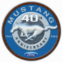 Sign - Mustang 40th Anniversary Round Tin
