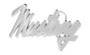 Belt Buckle - Mustang Script Letter Style