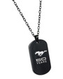 Mustang 50 YEARS Dog Tag Necklace - Black