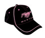 Black / Pink Mustang Hat