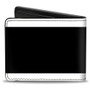 Wallet - SHELBY Tiffany Split Stripe White & Black Bi-Fold