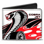 Wallet - COBRA JET Flaming Cobra - White/Black/Red