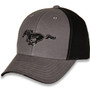 Black & Grey Mustang Running Horse Hat