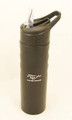 Mustang Running Horse Stainless Steel Water Bottle - Black