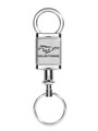 Key Chain - Chrome - Mustang Running Horse Valet Fob