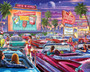 Puzzle - Drive-In Movie - Mustangs & More! - 1000 Piece Puzzle