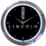 Neon Clock - Ford Lincoln in White Neon