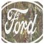 Sign - Ford Oval in Camo Embossed Tin
