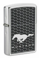 Mustang Running Horse Grill Pattern ZIPPO Lighter