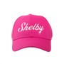 Youth Pink Shelby Script Mesh Hat