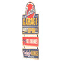 Dad's Garage Linked Embossed Tin Sign