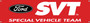 SVT Red Vinyl Banner Large 8ft x 2ft