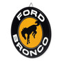Ford Bronco Logo Round Metal Sign