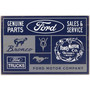 Ford Logo Collage Wood Sign