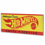 Hot Wheels Authorized Dealer Wood Sign