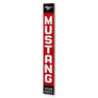 Mustang Genuine Parts Red Vertical Wood Sign