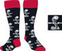 Socks - Shelby Snake Sublimated Tall Socks - Red & Black