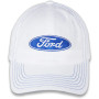 Ford Blue Oval White Baseball Hat