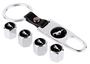 Valve Stem Caps w/ Keychain - GT Logo Chrome