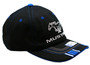 Mustang Double Stripe Running Horse Black Hat