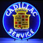 Neon Sign - Cadillac Authorized Service 5CADSR