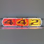 Neon Sign - Oldsmobile 442 w/ Backing 5OL442