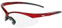 Fast Freddie Safety Sunglasses in RED - Clear Lens