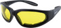 Hercules 1 Plus Safety Sunglasses - YELLOW Anti-Fog Lenses Hercules 1 Plus Safety Sunglasses - YELLOW Anti-Fog Lenses