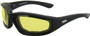 Kickback Z Safety A/F Sunglasses - YELLOW Lenses - Foam Padded Kickback Z Safety A/F Sunglasses - YELLOW Lenses - Foam Padded