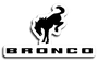Ford Bucking Bronco Logo Decal 3"
