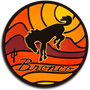 Bronco Old West Magnet 3"