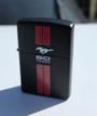 Mustang 50 YEARS Black w/ Orange Stripes ZIPPO Lighter