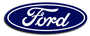 Blue Ford Oval Decal 3"