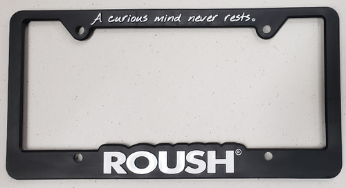 "I'd Rather BE Kayaking" Black License Plate Frame - 12x6 Inch Stainless Steel