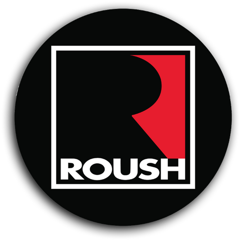 Roush Logo Round Decal 3