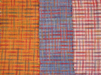 8 shaft handwoven Dye-Lishus® cotton dyed after weaving