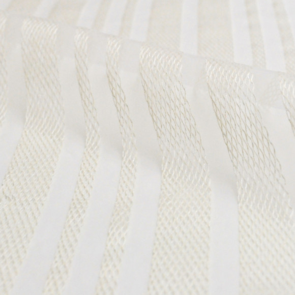 MESH STRIPE SHEER Cream