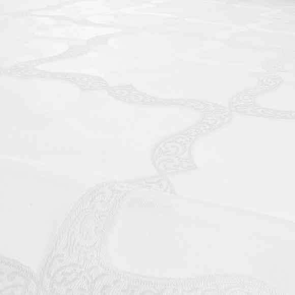 LACE OGEE SHEER Winter White